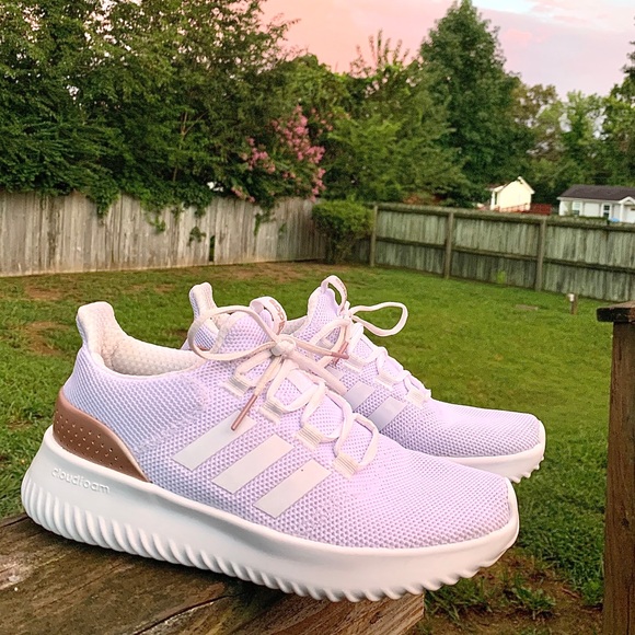 adidas Shoes - Woman’s Size 7 Adidas White/Bronze Running Shoes